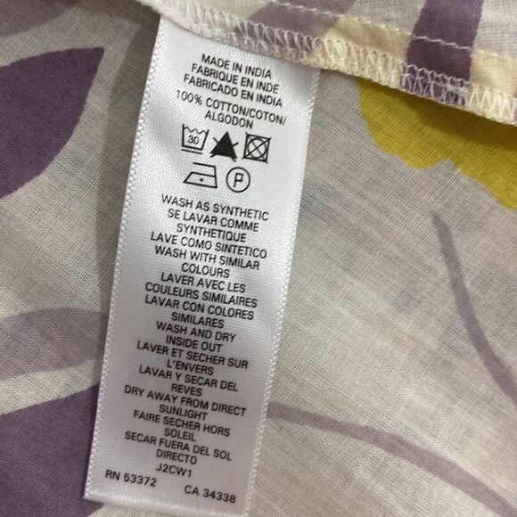 Great Plains Cotton Floral Print Sleeveless Wrap Top - Picture 8 of 10